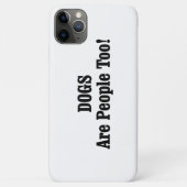 犬も人間だ! Case-Mate iPhoneケース (裏面)