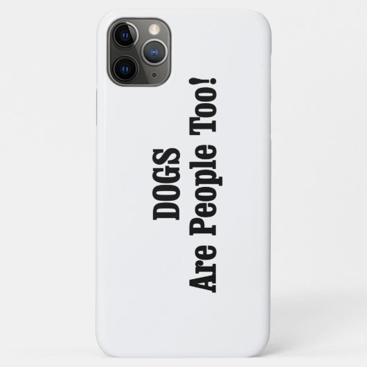 犬も人間だ！ Case-Mate iPhoneケース (裏面)