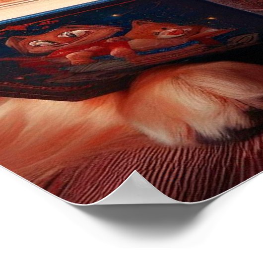 犬も猫読も本だ ポスター (角)