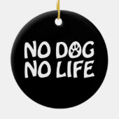 犬も生きられない セラミックオーナメント (裏面)