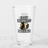 犬やビアグラスに気を取られる タンブラーグラス (裏面)