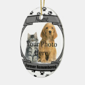 犬や猫の思い出 セラミックオーナメント (左)