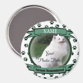 . .犬や猫の記念碑をずっと思い出す マグネット (正面/裏面)