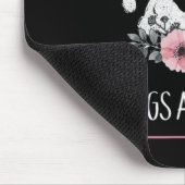 犬や馬に容易に気を取られる マウスパッド (コーナー)