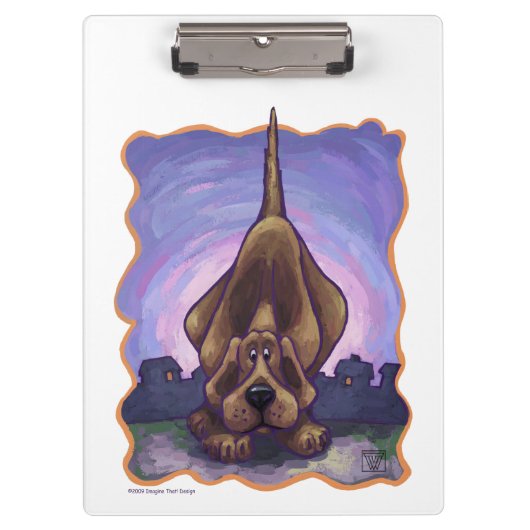 犬よくはしゃぐのプレゼント&アクセサリー クリップボード (正面)