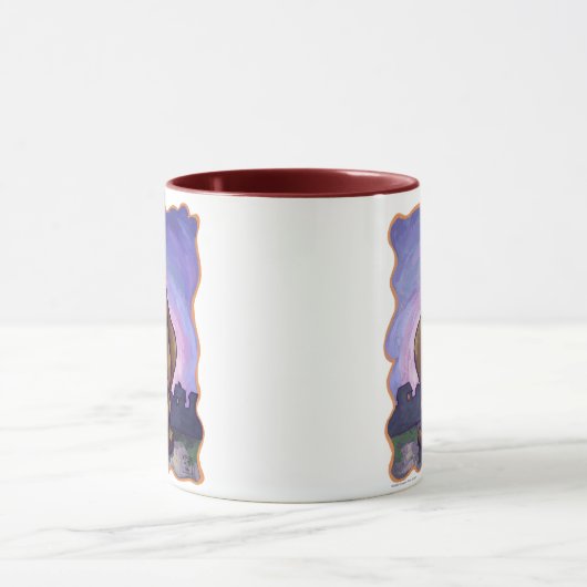 犬よくはしゃぐのプレゼント&アクセサリー マグカップ (中央)