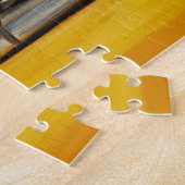 犬よくはしゃぐ楽カーライドアートプリント ジグソーパズル (側面)