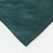 犬よくはしゃぐ水中スイミングデザイン フリースブランケット (角)