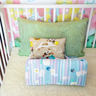 犬よくはしゃぐ ランバークッション