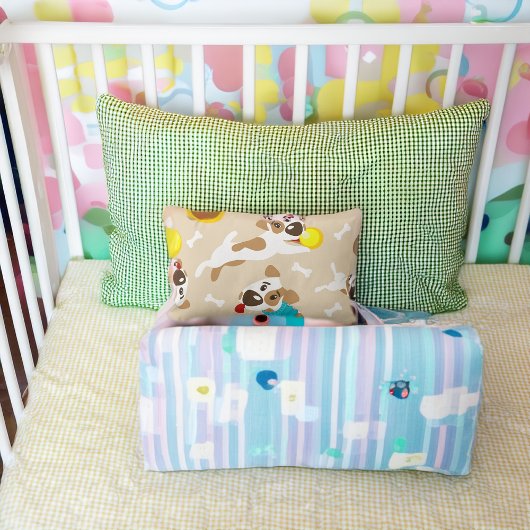 犬よくはしゃぐ ランバークッション