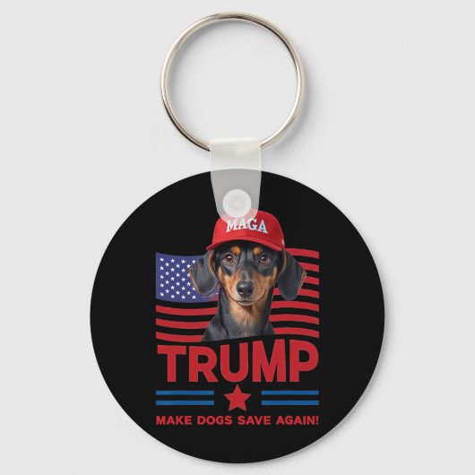 犬をもう一度救え 面白いトランプ 2024 子犬 メガH キーホルダー (正面)