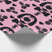 犬をテーマにしたプレゼント ラッピングペーパー (角)