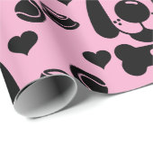 犬をテーマにしたプレゼント ラッピングペーパー (ロールコーナー)