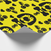 犬をテーマにしたプレゼント ラッピングペーパー (角)