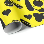 犬をテーマにしたプレゼント ラッピングペーパー (ロールコーナー)