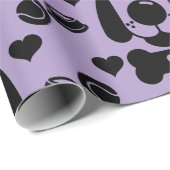 犬をテーマにしたプレゼント ラッピングペーパー (ロールコーナー)