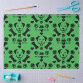 犬をテーマにしたプレゼント 薄葉紙 (クラフト)