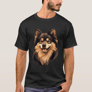 犬をテーマにしたヴィンテージスタイル Tシャツ