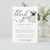 犬をパグしてありがとう結婚。 エンクロージャーカード (スタンド正面)