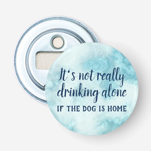 犬を一人で飲むのではないおもしろい 栓抜き (正面)