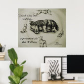 犬を傷つける – 犬の眠りポスター ポスター (ホームオフィス)