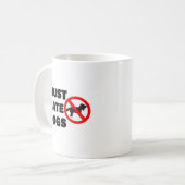 犬を嫌いにしなさい コーヒーマグカップ (正面左)