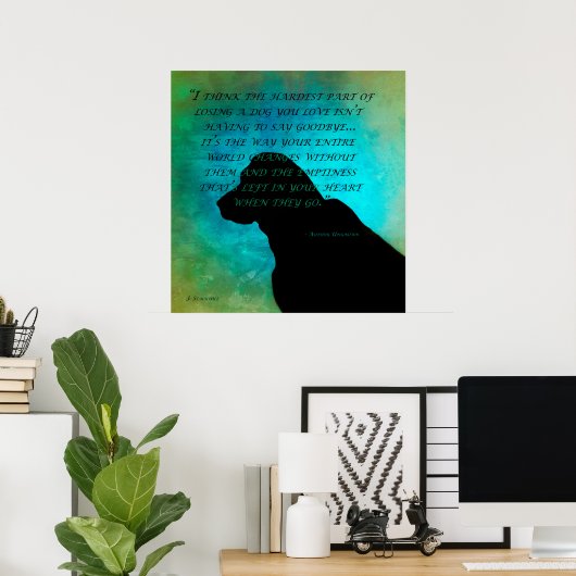 犬を嫌う ポスター (ホームオフィス)