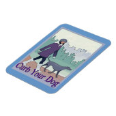 犬を巻き込み、文字を追加 マグネット (左側)