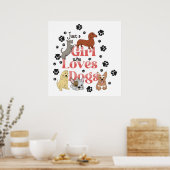 犬を愛しているだけの女の子 ポスター (キッチン)