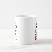 犬を愛する女の子 コーヒーマグカップ (中央)