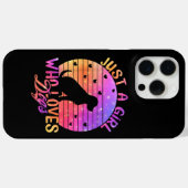 犬を愛する女の子 Case-Mate iPhoneケース (裏面 (横))