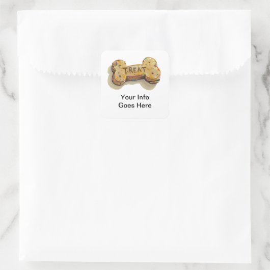 犬を愛する楽しいアートシッターのトレーナーペットのための治療 スクエアシール (バッグ)