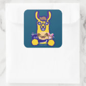 犬を愛する獣医の動物 スクエアシール (バッグ)