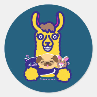 犬を愛する獣医の動物 ラウンドシール