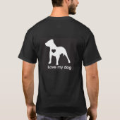 犬を愛せ Tシャツ (裏面)