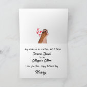 犬を持っていなければならない…犬からの母の日札 サンキューカード (内部)