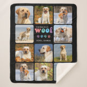 犬を持って行ったウォフカスタム写真11 カラフル シェルパブランケット (正面)