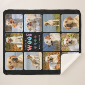 犬を持って行ったウォフカスタム写真11 カラフル シェルパブランケット (正面(横))