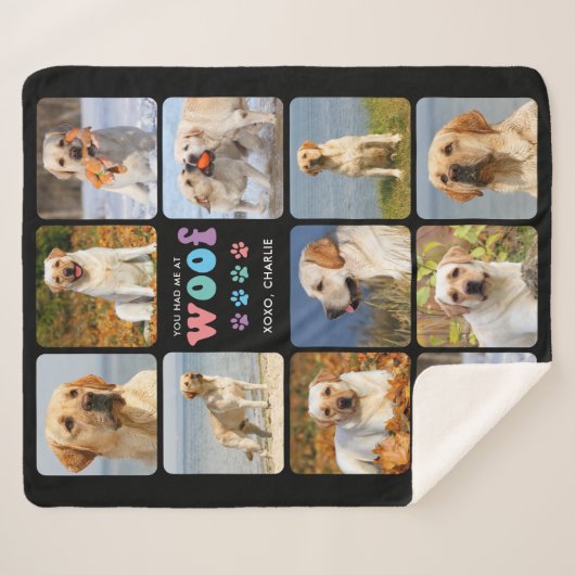 犬を持って行ったウォフカスタム写真11 カラフル シェルパブランケット (正面(横))