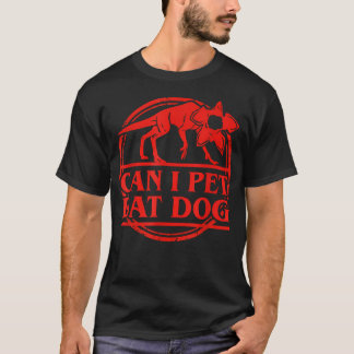 犬を撫でてもいいですか Demodog 迷因 動物好き 面白い Tシャツ