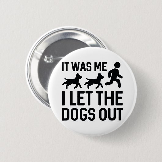 犬を放したのは私だった 缶バッジ (正面&裏面)