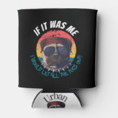 犬を放し出す 缶クーラー (正面)