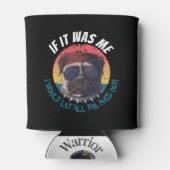 犬を放し出す 缶クーラー (裏面)