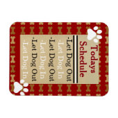 犬を放し飼いにする マグネット (横)