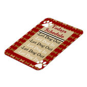 犬を放し飼いにする マグネット (左側)