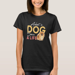 犬を救命救用に採用する Tシャツ