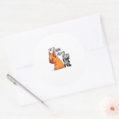 犬を祝福する神 私は私のために行く|私は私のために行く彼のためではない | ラウンドシール (封筒)