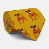 犬を見張る ネクタイ (ロール)