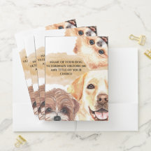 犬を覗き見るリアルな水彩顔