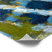 犬を連れたボンナードの女性 ポスター (角)